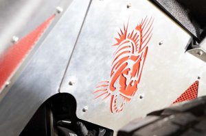 Jeep Wrangler Fenders - Front - Fishbone Offroad - Raw Aluminum Inner Fenders - Legacy Model - `18-`27